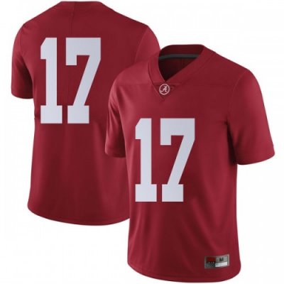 Men's Alabama Crimson Tide #17 Jaylen Waddle Crimson Limited NCAA College Football Jersey 2403HJTZ5